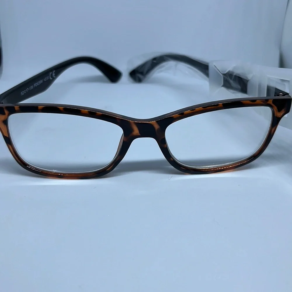 NWT FGX Reading Glasses Tortoise Shell Acrylic +2.00